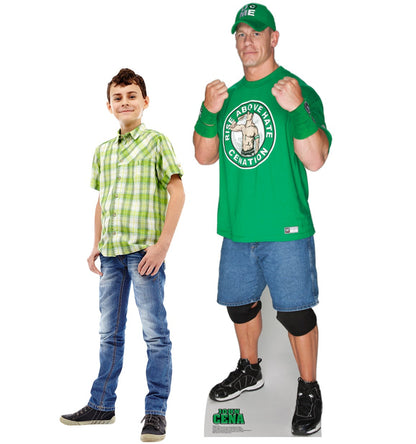 Life-size John Cena Green Shirt Cardboard Cutout - All Cutouts
