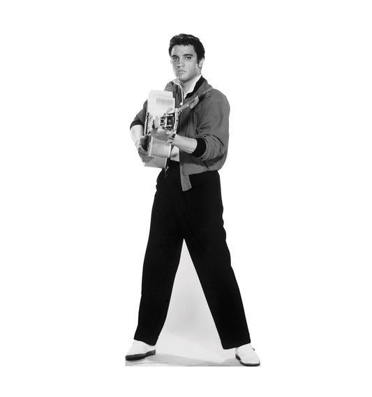 Life-size Elvis Presley-Guitar Cardboard Cutout
