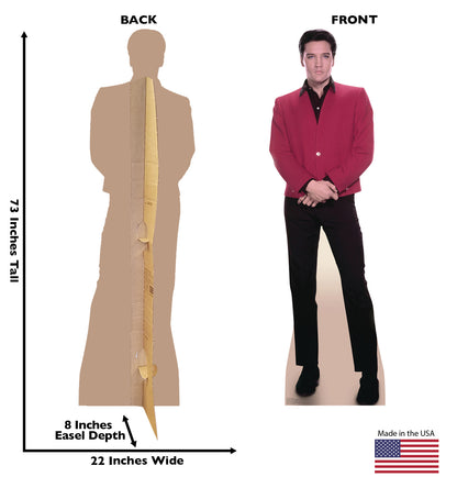 Elvis Red Jacket Life-Size Cardboard Cutout - All Cutouts