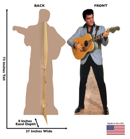 Life-size Elvis Light Blue Jacket Cardboard Cutout - All Cutouts
