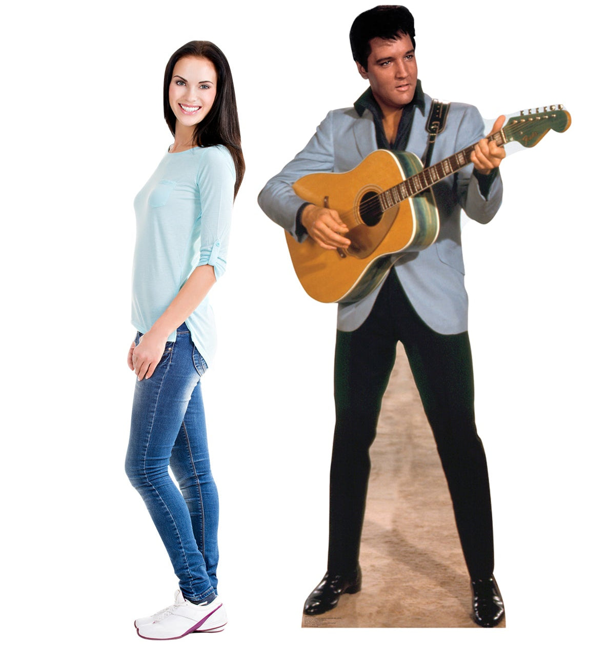 Life-size Elvis Light Blue Jacket Cardboard Cutout - All Cutouts