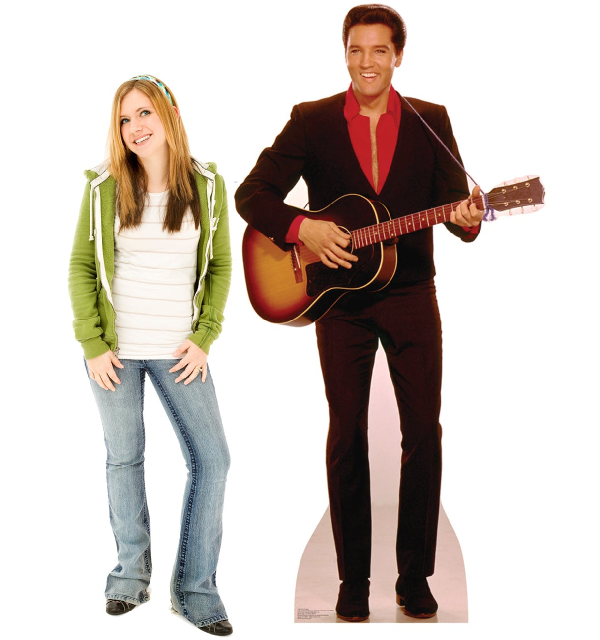 Life-size Elvis with Guitar Cardboard Cutout - All Cutouts
