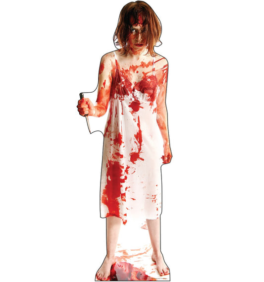 Life-size Psycho Lady Cardboard Cutout Standee - All Cutouts