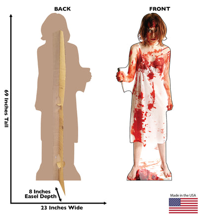 Life-size Psycho Lady Cardboard Cutout Standee - All Cutouts