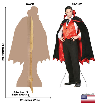Life-size Count Cobweb Cardboard Standup | Cardboard Cutout - All Cutouts