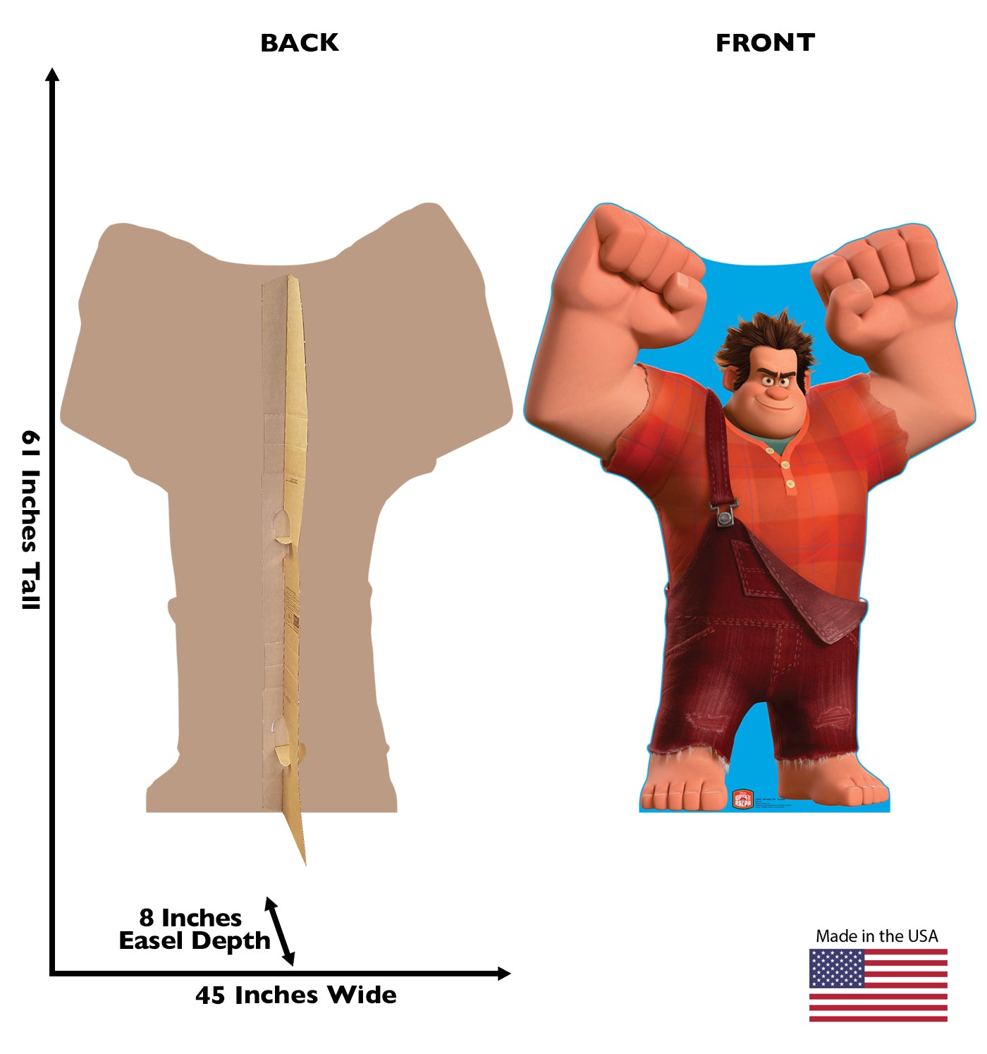 Life-size Disney's Wreck-It Ralph Cardboard Cutout - All Cutouts