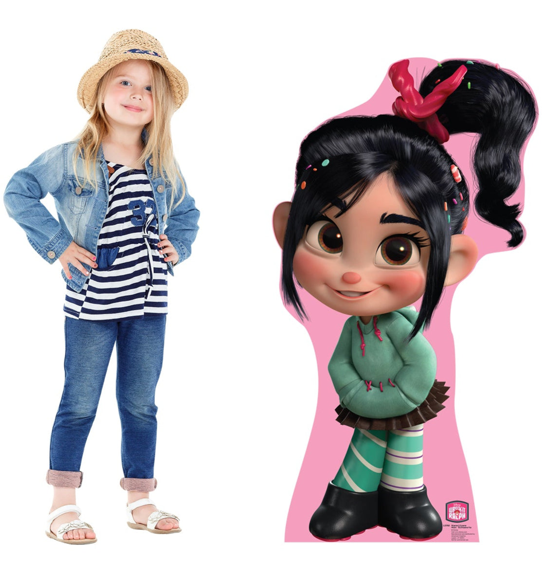 Life-size Vanellope Von Schweetz - Wreck-It Ralph Cardboard Standup Cutout - All Cutouts