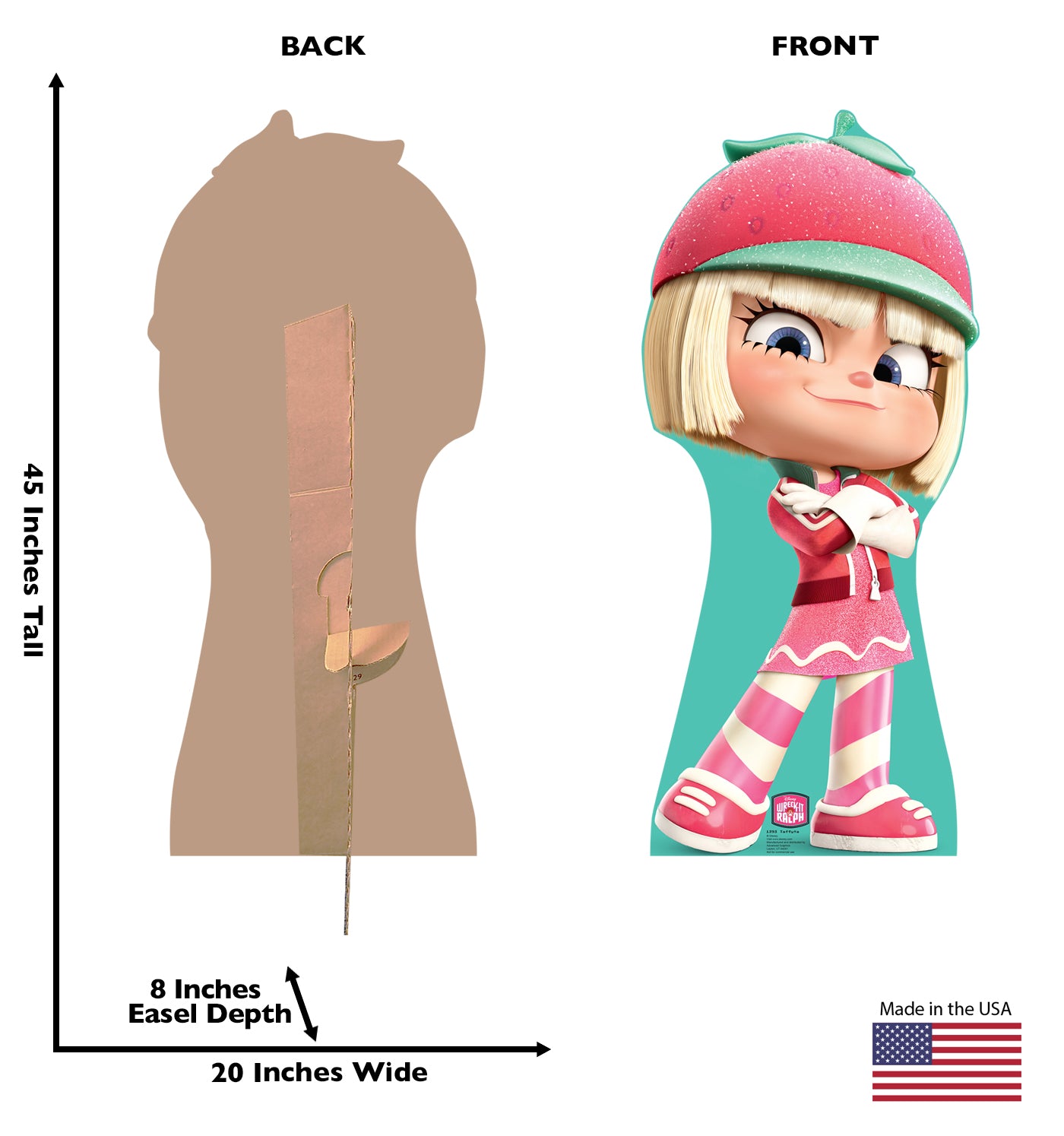 Life-size Taffyta Disney's Wreck-It Ralph Cardboard Cutout - All Cutouts