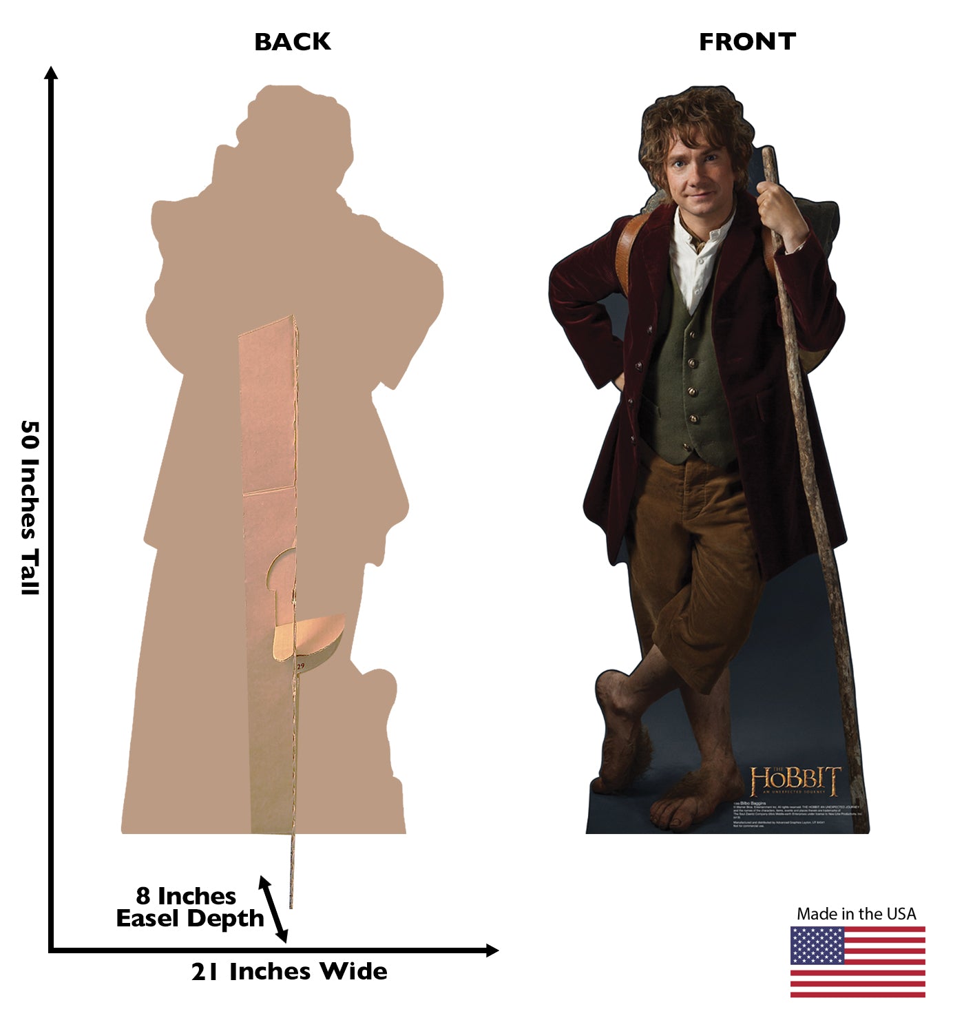 Life-size Bilbo Baggins Cardboard Cutout - All Cutouts