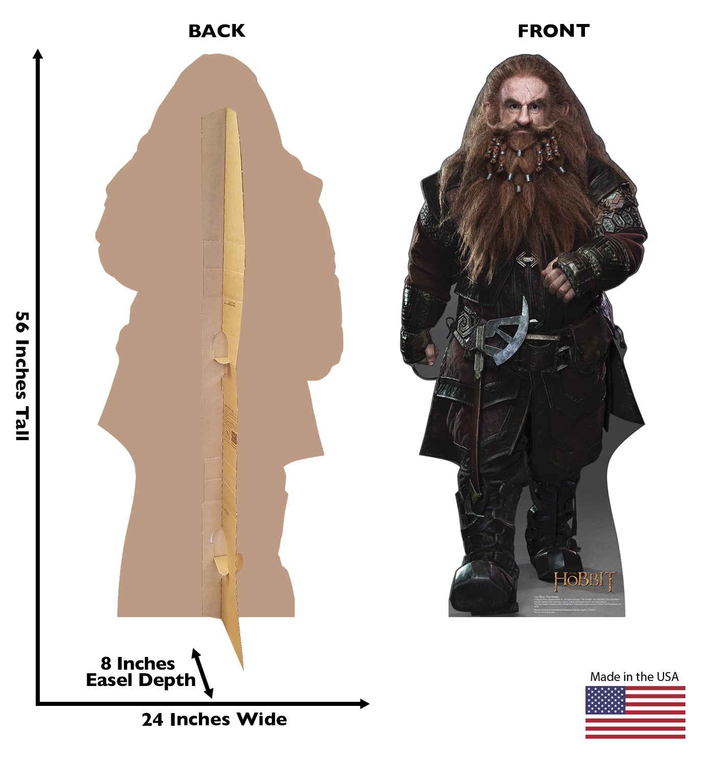 Life-size Gloin The Dwarf Cardboard Cutout - All Cutouts