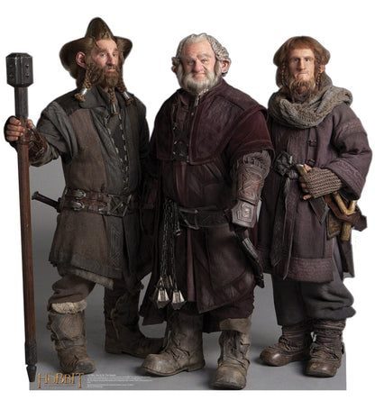 Life-Size Nori, Dori, Ori The Dwarfs Cardboard Cutout - All Cutouts
