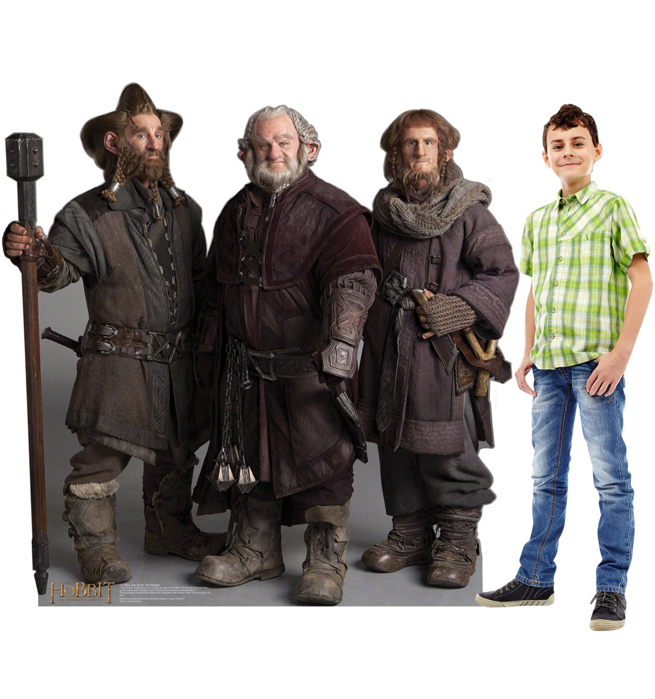 Life-Size Nori, Dori, Ori The Dwarfs Cardboard Cutout - All Cutouts