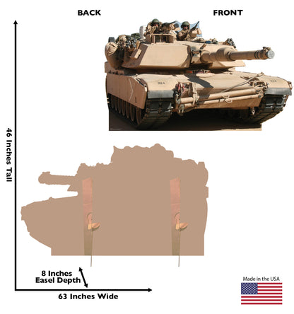 Life-size Army Tank Cardboard Standup | Cardboard Cutout - All Cutouts