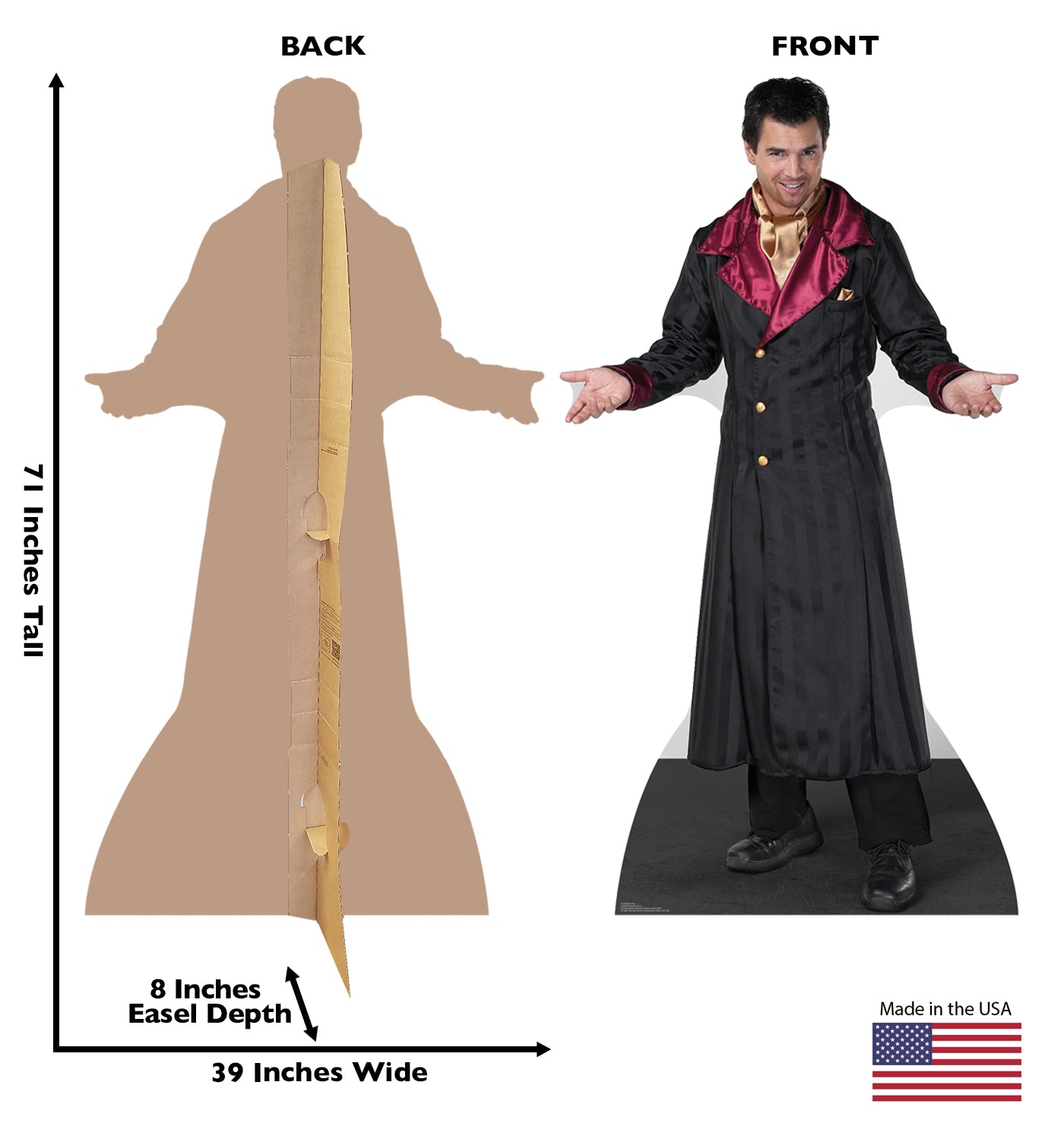 Life-size Vampire Cardboard Standup | Cardboard Cutout - All Cutouts