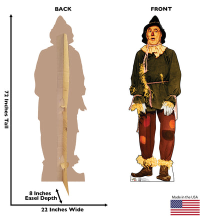 Life-size Scarecrow Wizard of Oz 75th Anniv Cardboard Cutout - All Cutouts