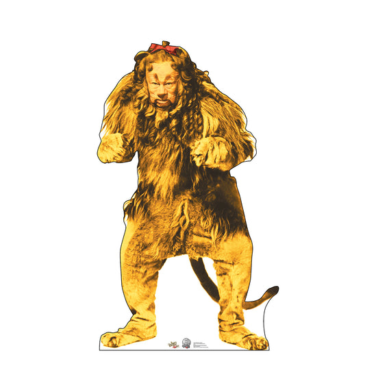 Life-size Cowardly Lion Wizard of Oz 75th Cardboard Cutout