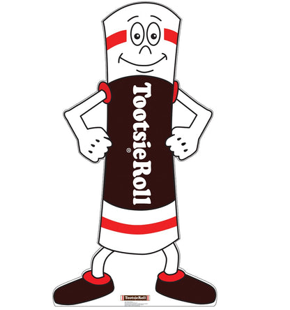 Life-size Tootsie Roll Man Cardboard Standup - All Cutouts