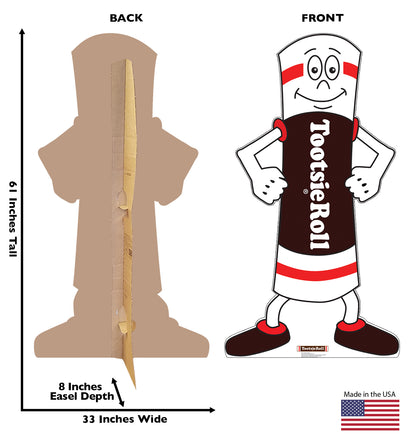 Life-size Tootsie Roll Man Cardboard Standup - All Cutouts