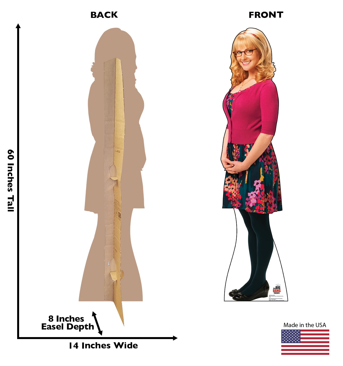 Life-size Bernadette - Big Bang Theory Cardboard Standup | Cardboard Cutout - All Cutouts
