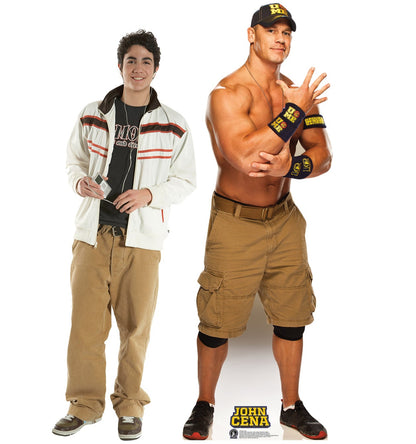 Life-size John Cena Navy and Gold WWE Cardboard Cutout - All Cutouts