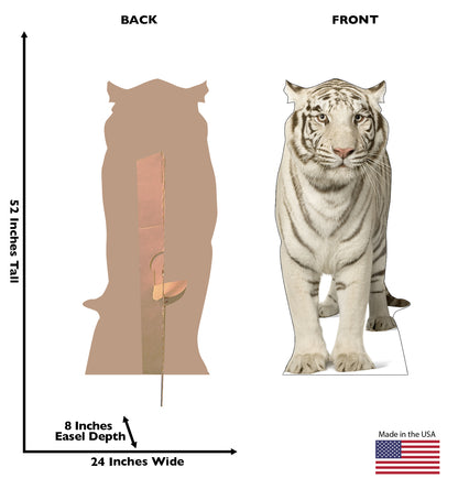 Life-size White Tiger Cardboard Standup - All Cutouts