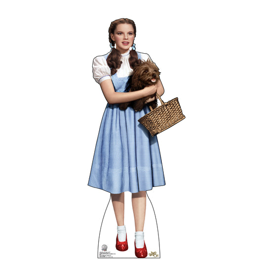 Life-size Dorothy and Toto Wizard of Oz Cardboard Cutout