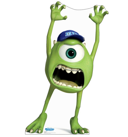 Life-size Mike Wazowski Monsters University Cardboard Cutout - All Cutouts