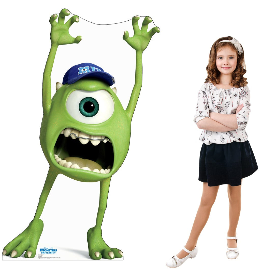 Life-size Mike Wazowski Monsters University Cardboard Cutout - All Cutouts