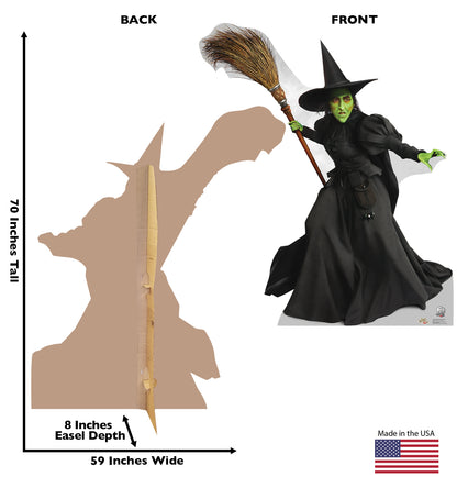 Life-size Wicked Witch of the West - Wizard of Oz 75th Anniversary Cardboard Standup - All Cutouts