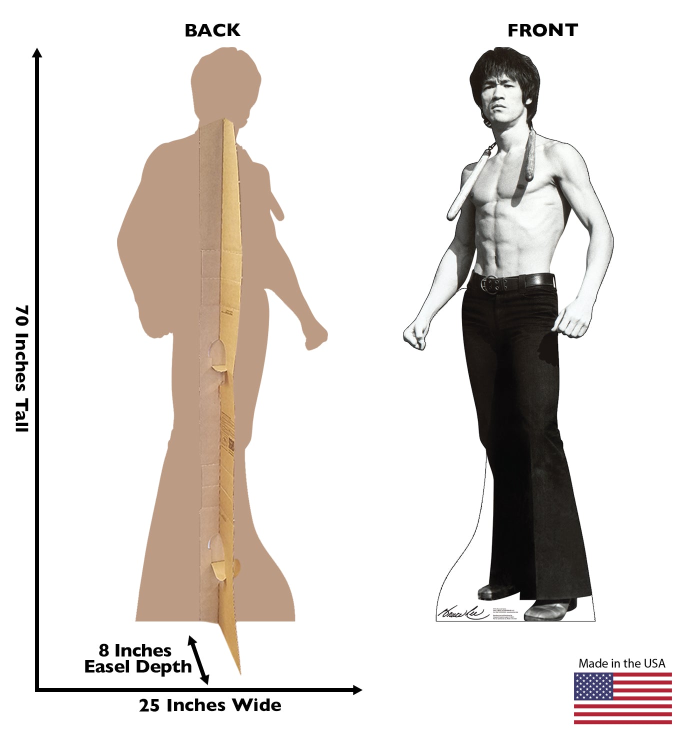 Life-size Bruce Lee Game Cardboard Cutout - All Cutouts