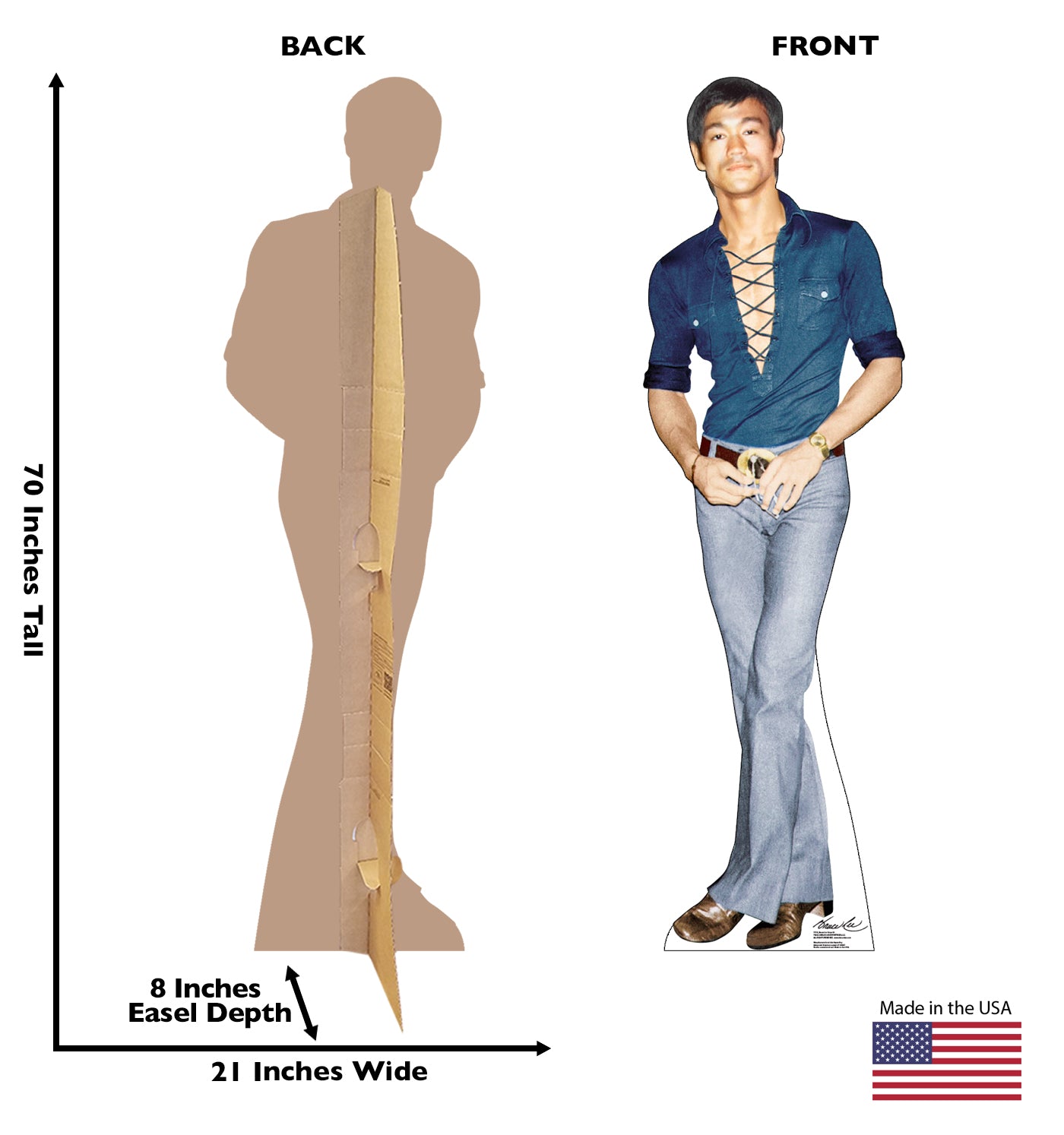 Life-size Bruce Lee Snap 66 Cardboard Cutout - All Cutouts