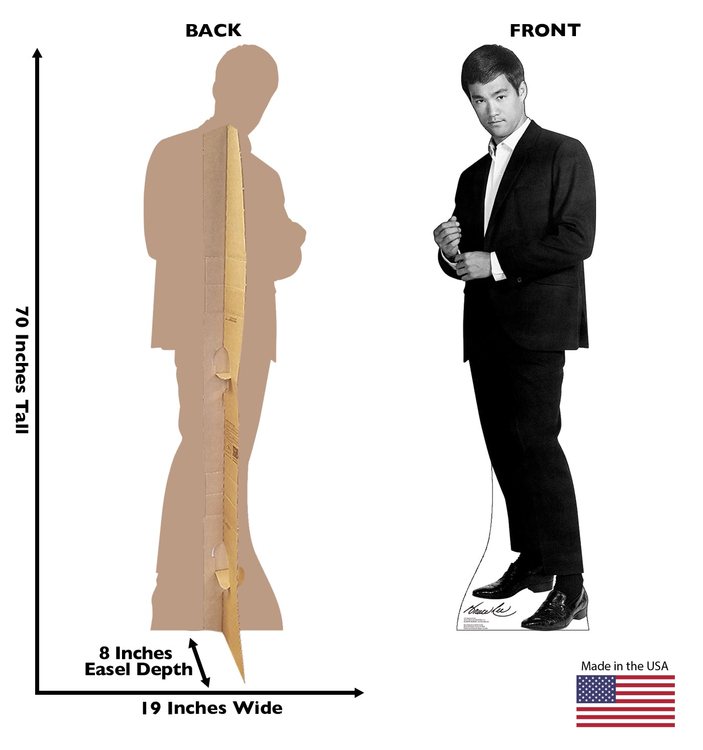 Life-size Bruce Lee Suit Cardboard Standup - All Cutouts
