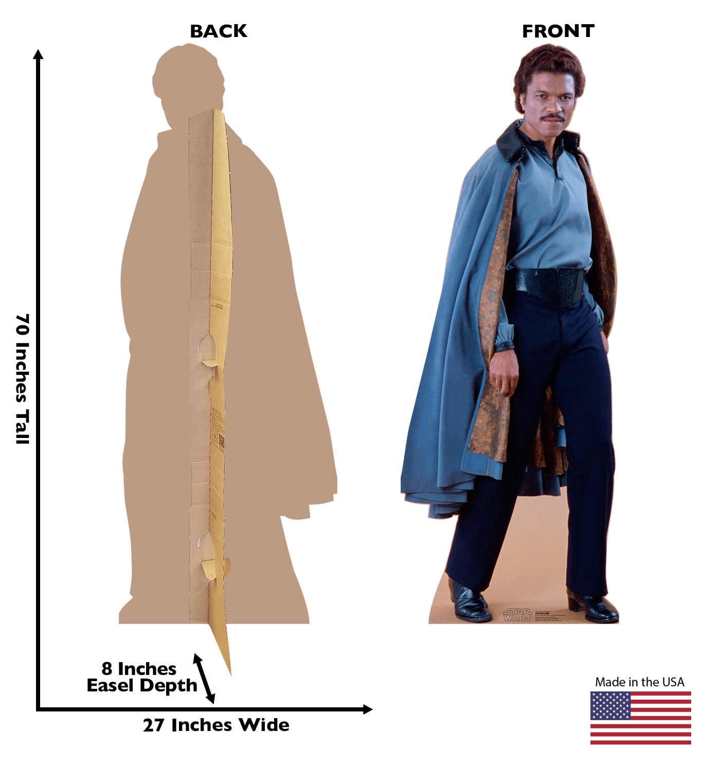 Life-size Lando Cardboard Standup - All Cutouts