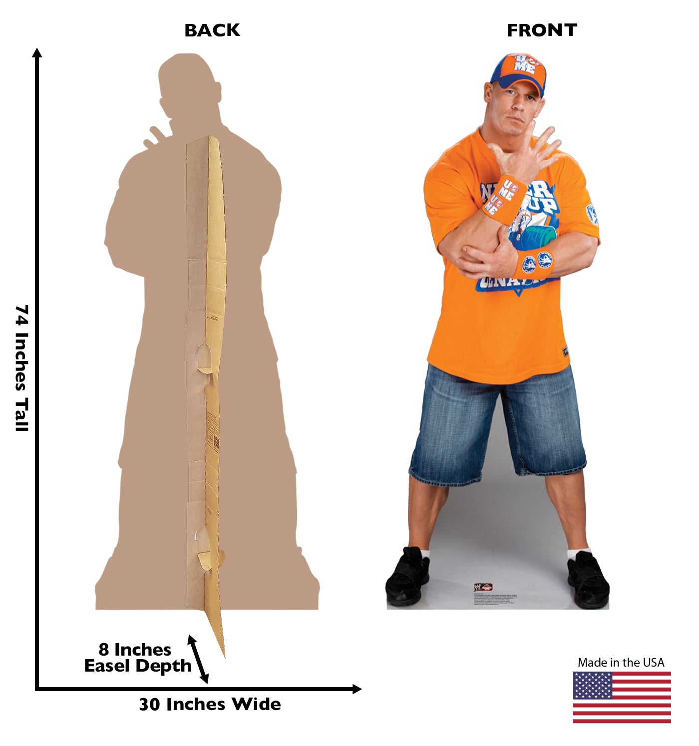 Life-size John Cena Cardboard Standup | Cardboard Cutout - All Cutouts