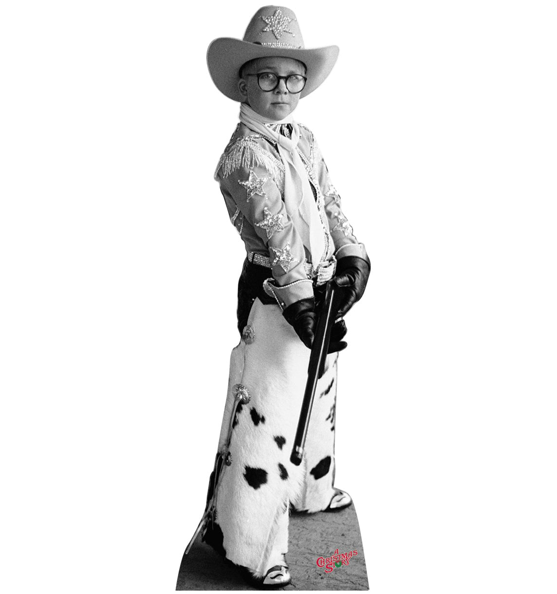 Life-size Ralphie Black & White Cardboard Cutout - All Cutouts