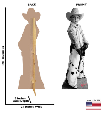 Life-size Ralphie Black & White Cardboard Cutout - All Cutouts