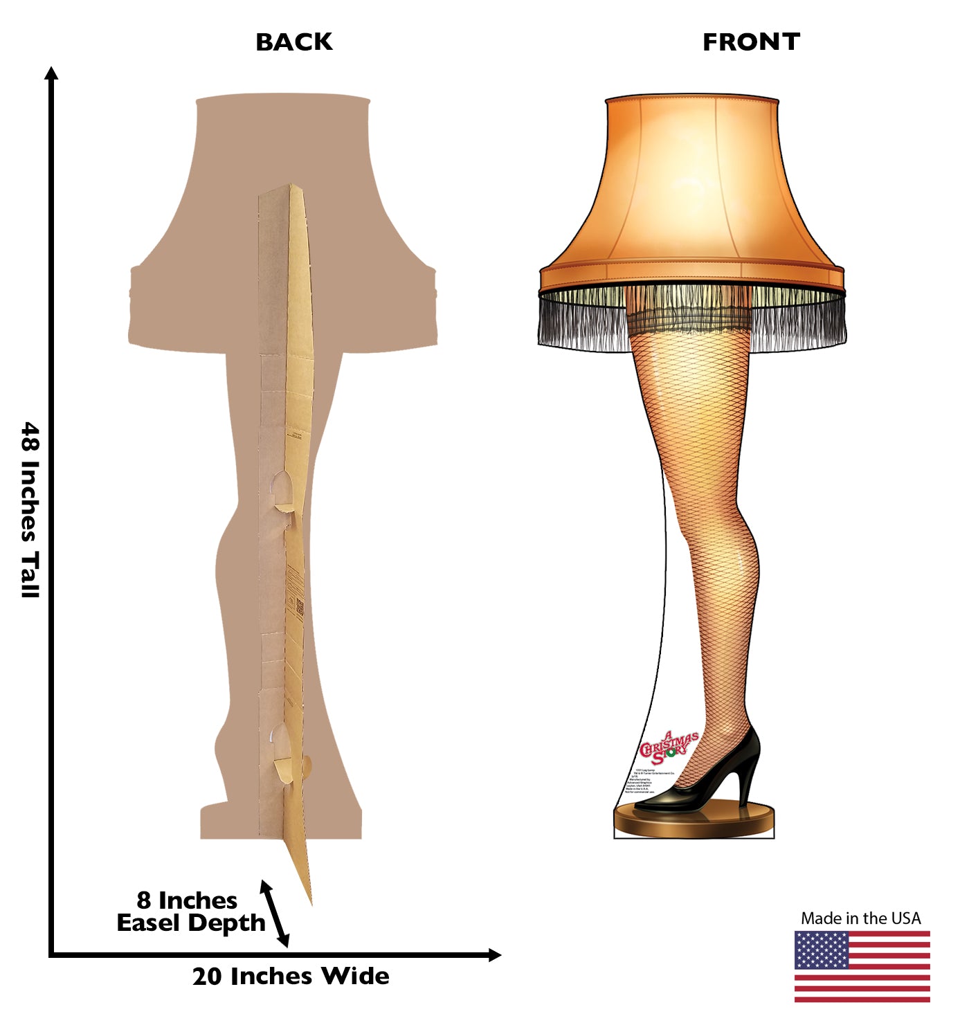 Life-size Leg Lamp A Christmas Story Cardboard Cutout - All Cutouts
