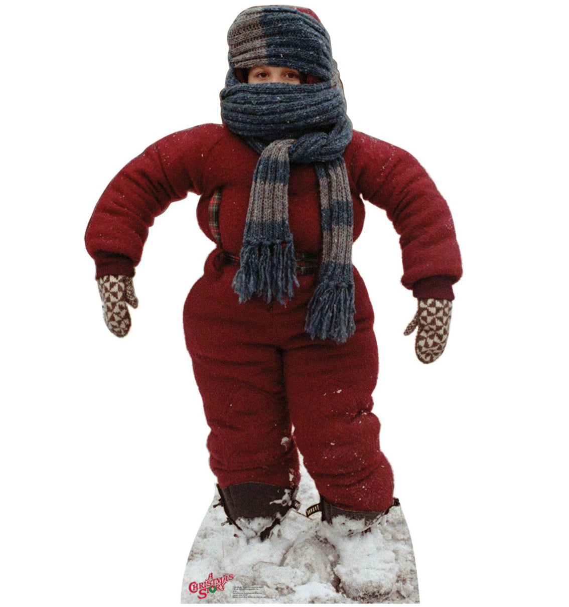 Life-size Randy - "I can't put my arms down" - A Christmas Story Cardboard Standup - All Cutouts