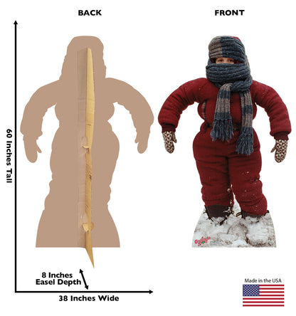 Life-size Randy - "I can't put my arms down" - A Christmas Story Cardboard Standup - All Cutouts