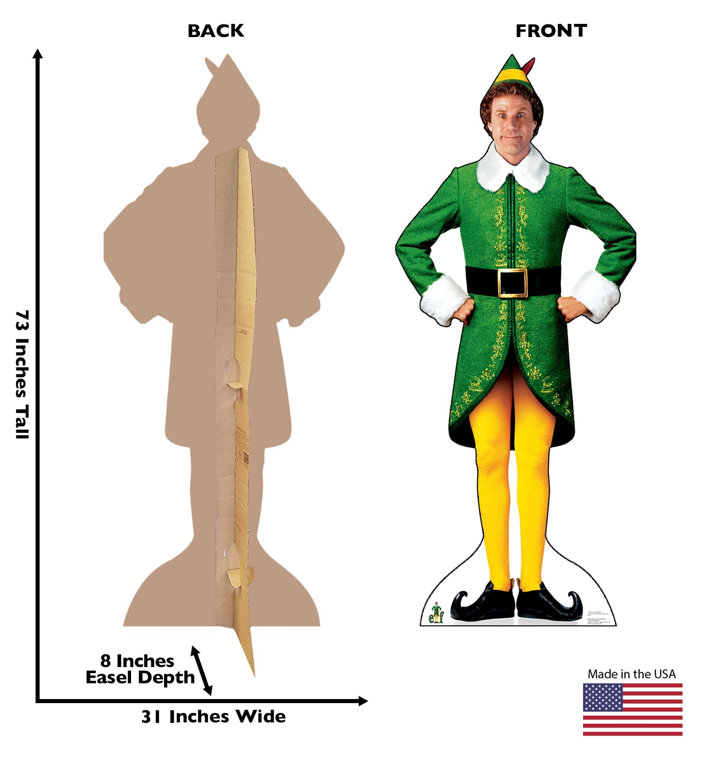 Life-size Buddy the Elf Cardboard Cutout - All Cutouts
