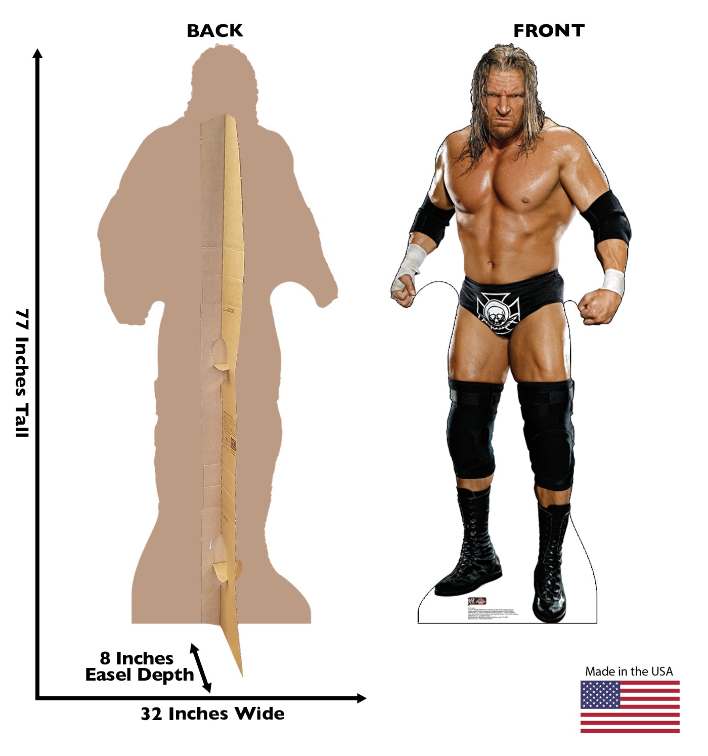 Life-size Triple H Cardboard Standup | Cardboard Cutout - All Cutouts