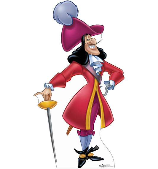 Life-size Captain Hook Disney Villains Cardboard Cutout - All Cutouts