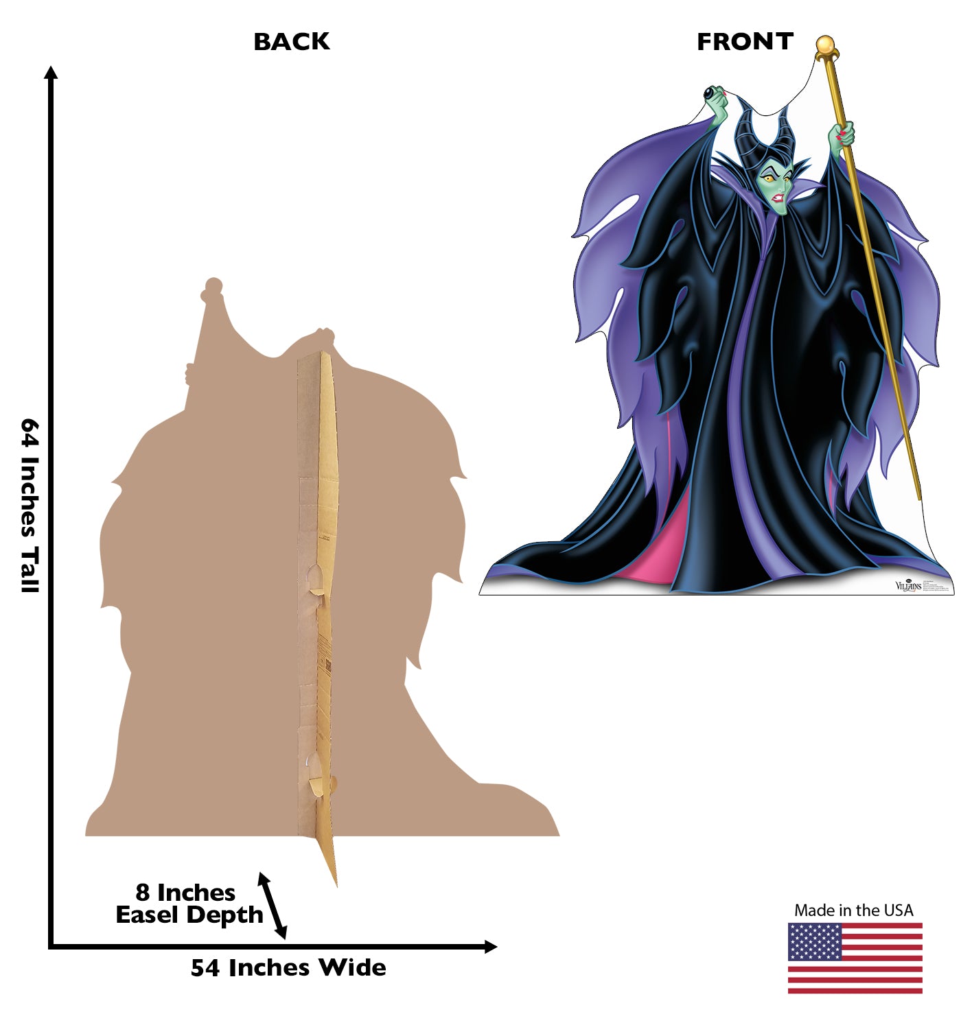 Life-size Maleficent Disney Villains Cardboard Cutout - All Cutouts