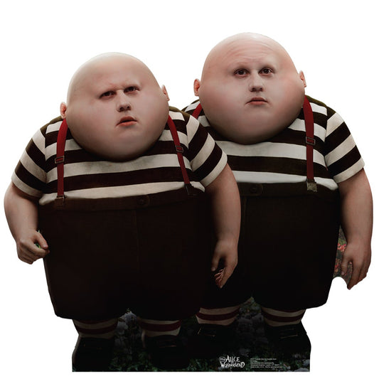 Life-size Tweedle Dee and Tweedle Dum Cardboard Cutout - All Cutouts
