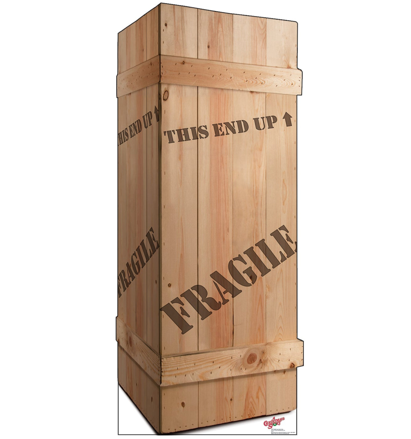 Life-size Fragile Leg Lamp Crate Cardboard Cutout - All Cutouts