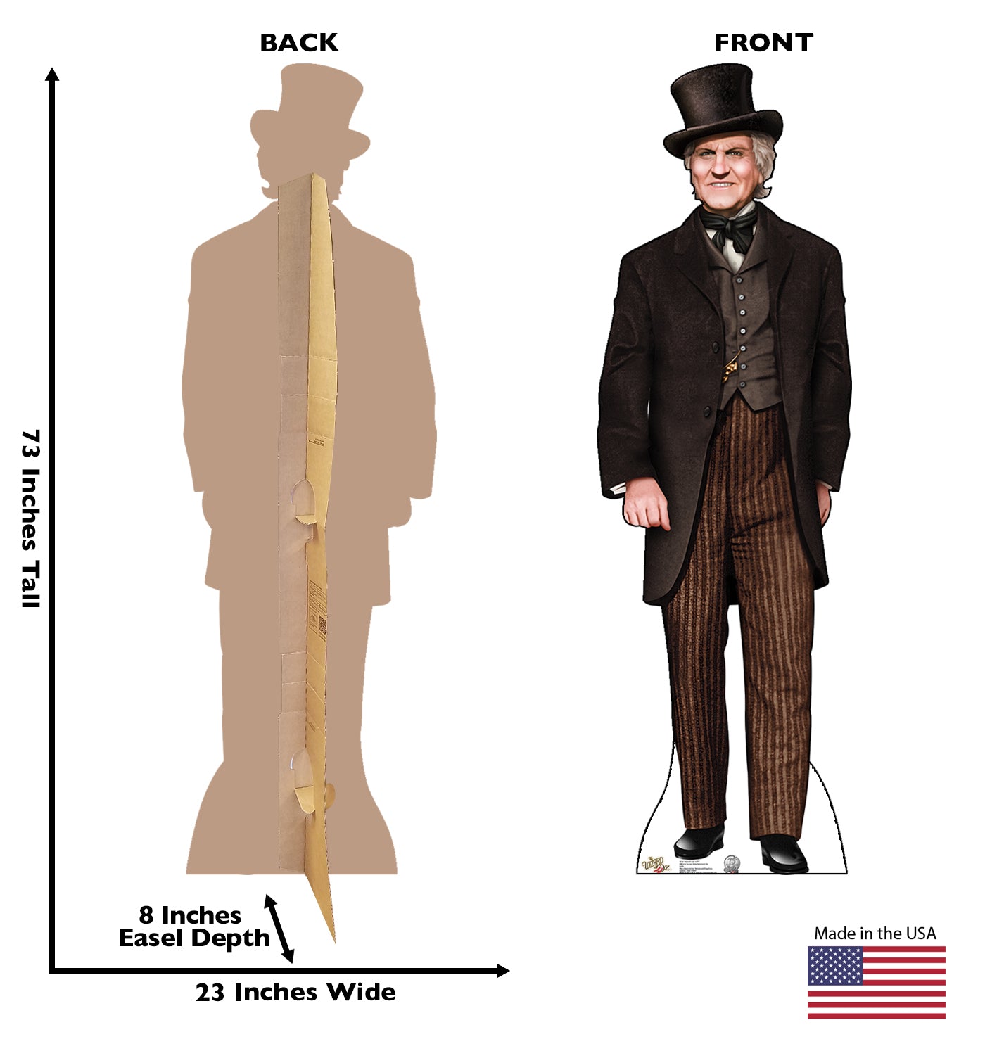 Life-size Professor Marvel Wizard of Oz Cardboard Cutout - All Cutouts