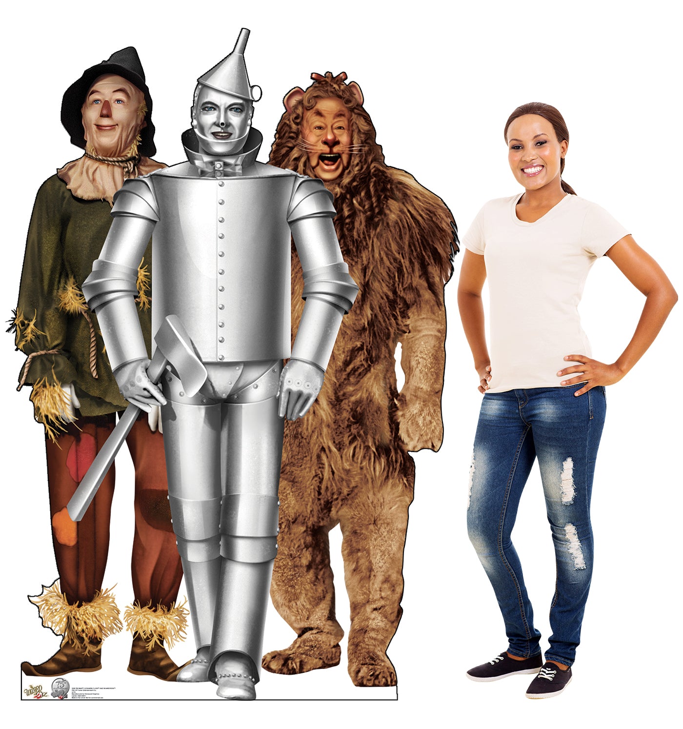 Life-size Tin Man Cowardly Lion, Life-size Cardboard Cutouts - All Cutouts