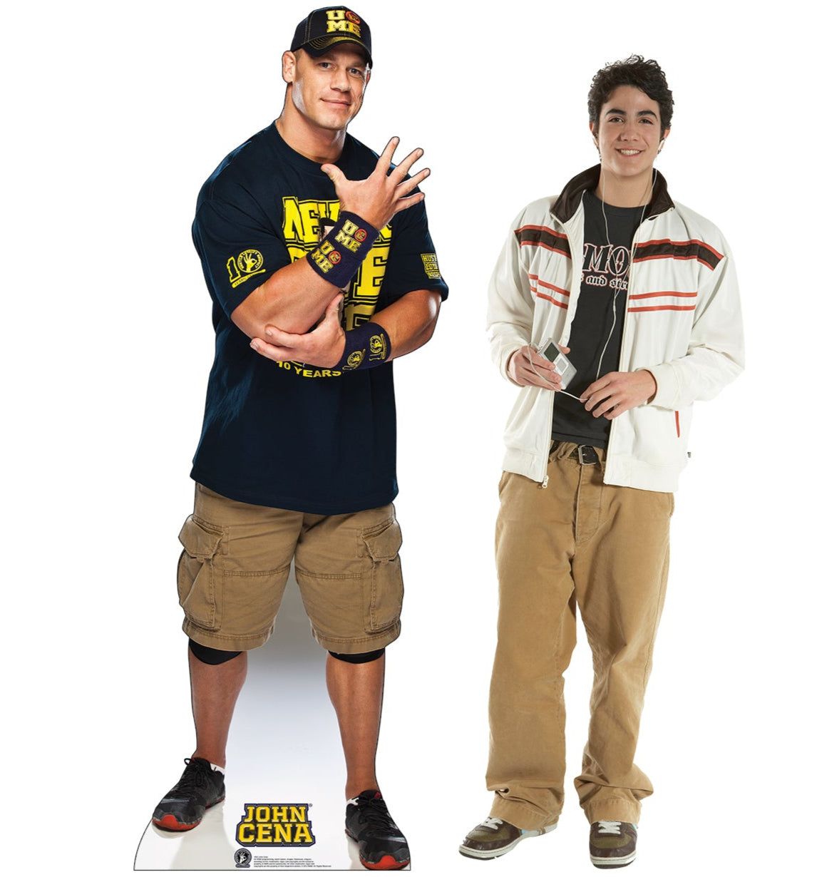 Life-size John Cena Navy and Gold Shirt WWE Cardboard Cutout - All Cutouts