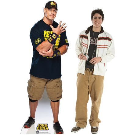 Life-size John Cena Navy and Gold Shirt WWE Cardboard Cutout - All Cutouts