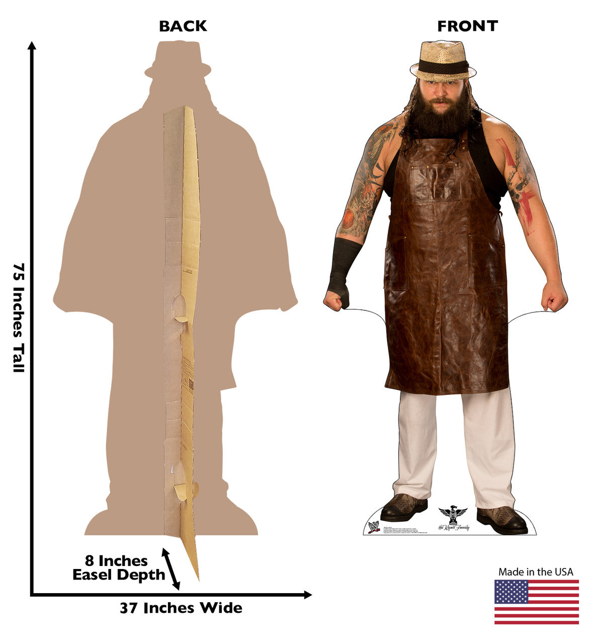 Life-Size Bray Wyatt Cardboard Cutout - All Cutouts